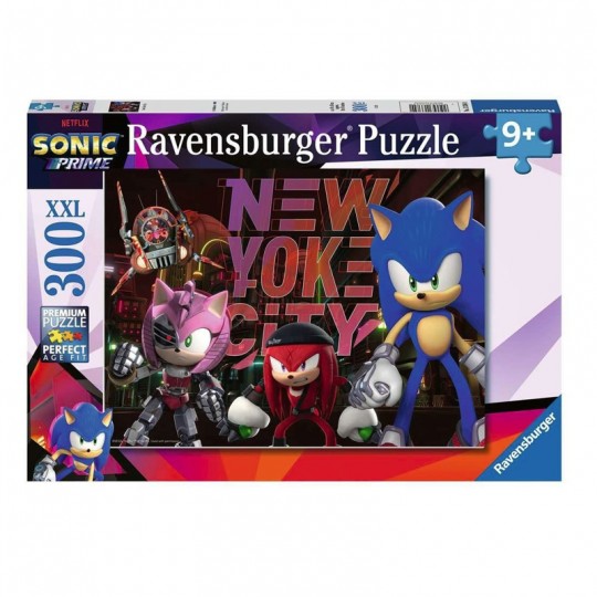 Puzzle 300 pièces XXL - Un monde parallèle / Sonic Prime Ravensburger - 1