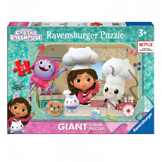 Puzzle Giant 24 pièces - La cuisine de Gabby / Gabby's dollhouse Ravensburger - 1