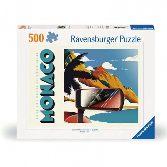 Puzzle 500 pièces - Formule 1, Monaco Ravensburger - 1