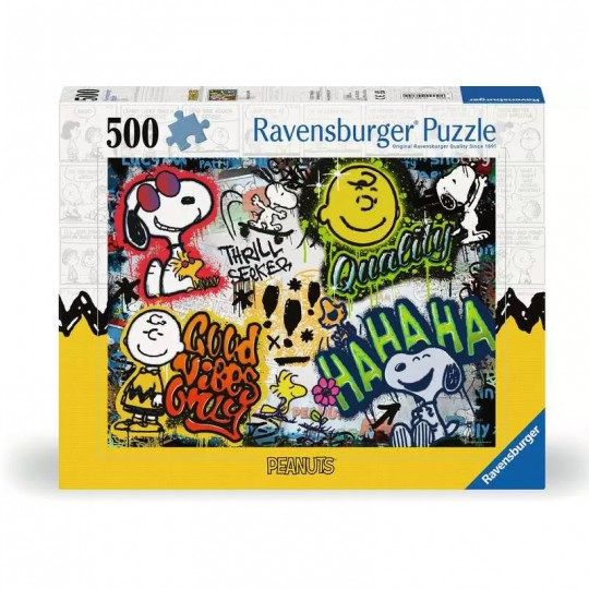 Puzzle 500 pièces - Snoopy Graffiti Ravensburger - 1