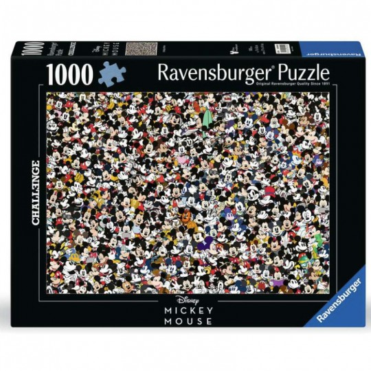 Puzzle 1000 pièces - Mickey Mouse (Challenge Puzzle) Ravensburger - 1