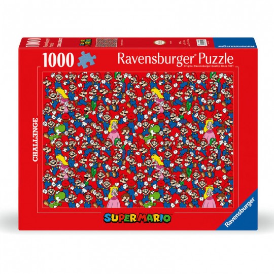 Puzzle 1000 pièces - Super Mario (Challenge Puzzle) Ravensburger - 1