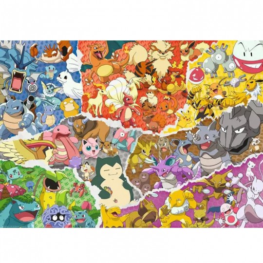 Puzzle 1000 pièces - L'aventure Pokémon Ravensburger - 2