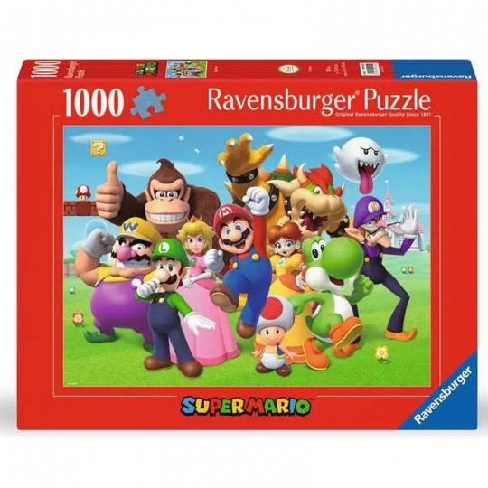 Puzzle 1000 pièces - Super Mario Ravensburger - 1