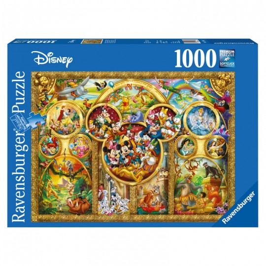 Puzzle 1000 pièces - Les plus beaux thèmes Disney Ravensburger - 1