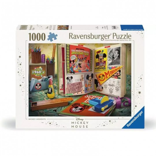 Puzzle 1000 pièces - Anniversaire de Mickey 1960 Ravensburger - 1