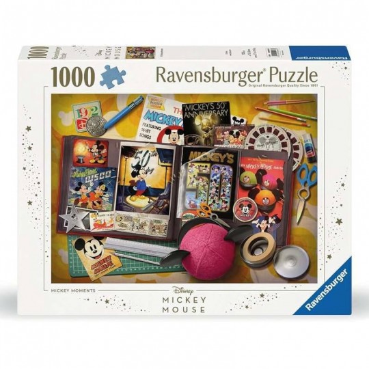 Puzzle 1000 pièces - Anniversaire de Mickey 1970 Ravensburger - 1