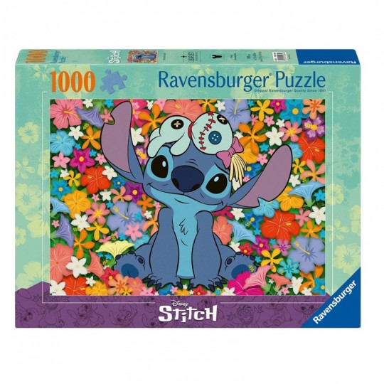 Puzzle 1000 pièces - Stitch et Souillon Ravensburger - 1