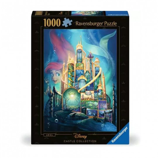 Puzzle 1000 pièces - Ariel (Collection Château Disney Princ.) Ravensburger - 1