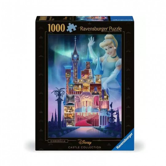 Puzzle 1000 pièces - Cendrillon (Collection Château Disney Princ.) Ravensburger - 1