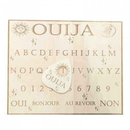 Table de OUIJA en bois – 25x28 cm Artisan français - 2