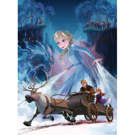 Puzzle 200 pièces XXL - La forêt mystérieuse / Disney La Reine des Neiges 2 Ravensburger - 2