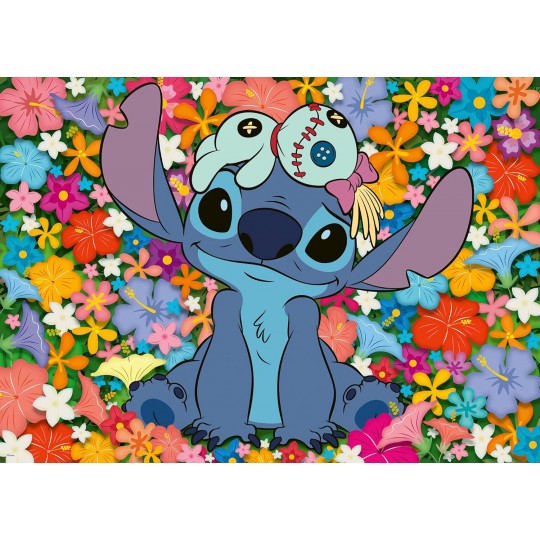 Puzzle 1000 pièces - Stitch et Souillon Ravensburger - 4