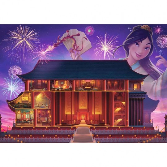 Puzzle 1000 pièces - Mulan (Collection Château Disney Princ.) Ravensburger - 4