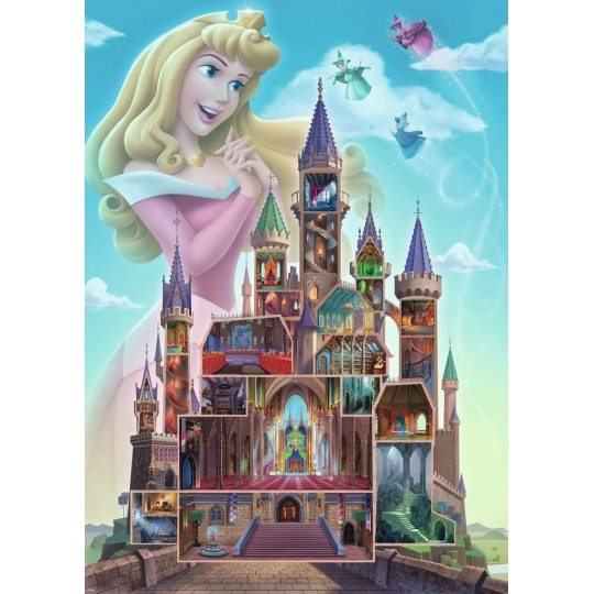 Puzzle 1000 pièces - Aurore (Collection Château Disney Princ.) Ravensburger - 2