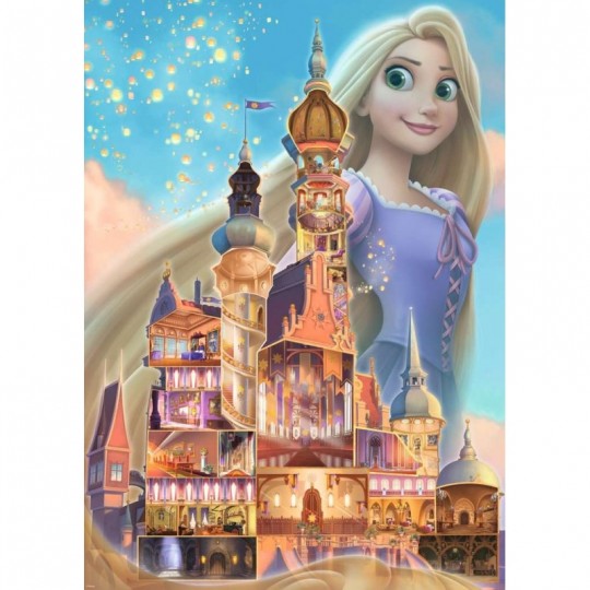 Puzzle 1000 pièces - Raiponce (Collection Château Disney Princ.) Ravensburger - 2