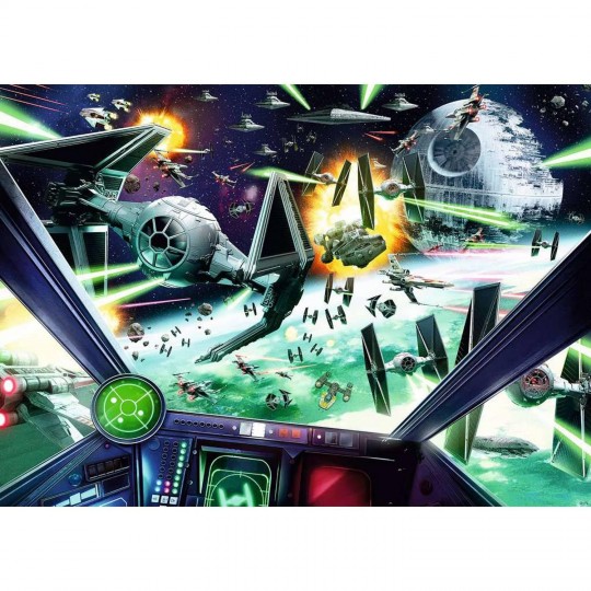 Puzzle 1000 pièces - Cockpit du X-Wing / Star Wars Ravensburger - 2