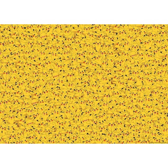 Puzzle 1000 pièces - Pikachu / Pokémon (Challenge Puzzle) Ravensburger - 4