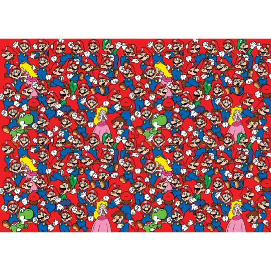 Puzzle 1000 pièces - Super Mario (Challenge Puzzle) Ravensburger - 4