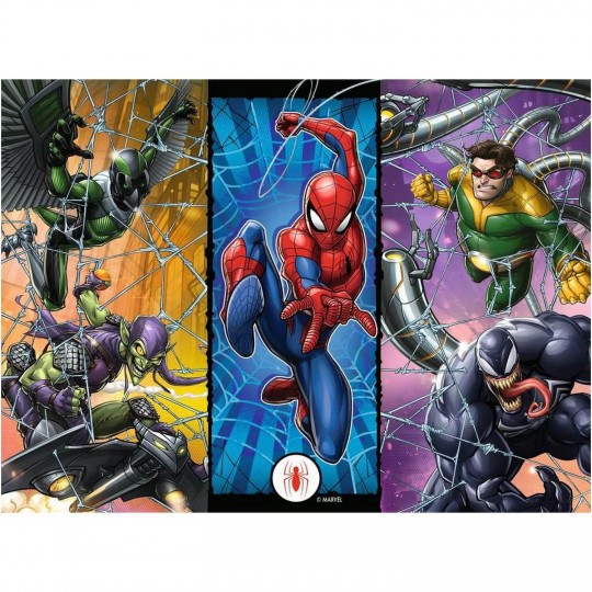 Puzzle 300 pièces XXL - L'univers de l'Homme araignée / Spiderman Ravensburger - 3