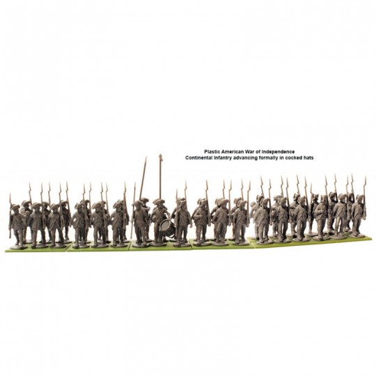 Pack 38 figurines  Infanterie Continentale Guerre d'Indépendance des Etats-Unis 1776 / 1783 - Perry Miniatures Perry Miniatures 