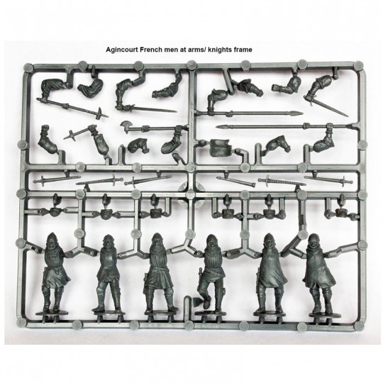 Pack 36 figurines  Chevaliers à pied Agincourt 1415 / 1429 Perry Miniatures - 3