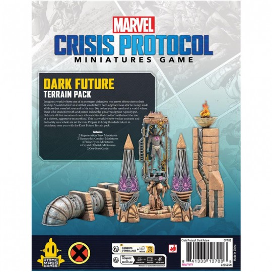 Extension Dark Future Terrain Pack - Marvel Crisis Protocol Atomic Mass Games - 4