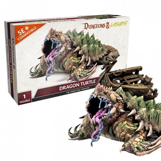 Dungeons & Lasers - Figurine Dragon Turtle Dungeons et Lasers - 2