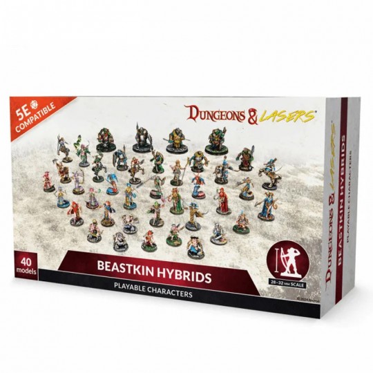 Dungeons & Lasers - Pack de  Figurines Veastskin Hybrids Playable Characters Dungeons et Lasers - 1