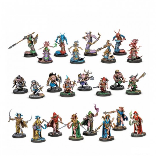 Dungeons & Lasers - Pack de  Figurines Veastskin Hybrids Playable Characters Dungeons et Lasers - 2