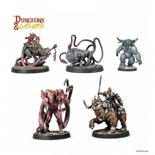 Dungeons & Lasers - Pack de Figurines Horrors of Deuslair Dungeons et Lasers - 3