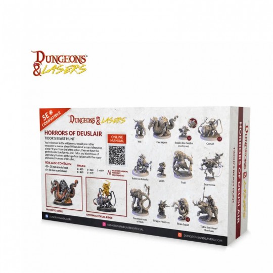 Dungeons & Lasers - Pack de Figurines Horrors of Deuslair Dungeons et Lasers - 5