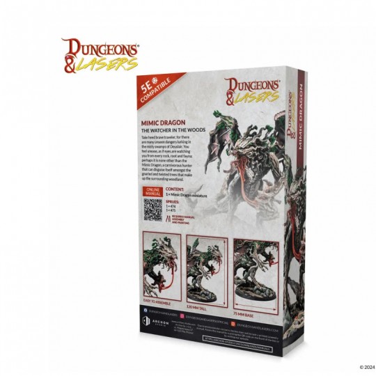 Dungeons & Lasers - Figurine Mimic Dragon Dungeons et Lasers - 3