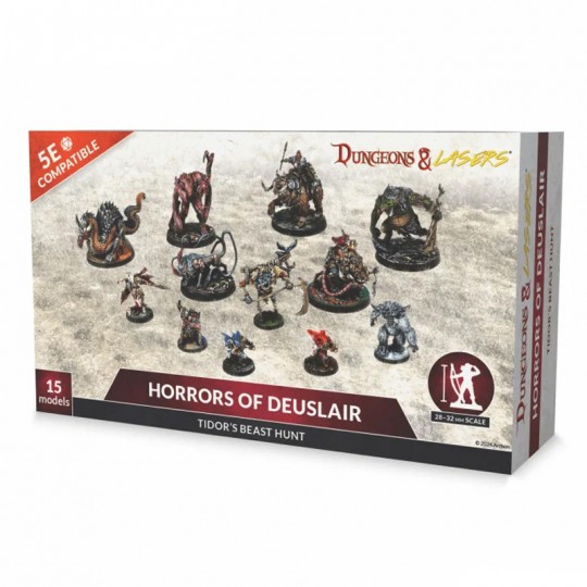 Dungeons & Lasers - Pack de Figurines Horrors of Deuslair Dungeons et Lasers - 8