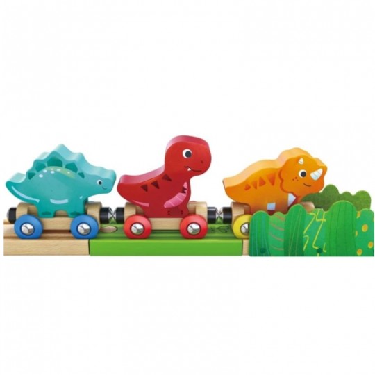 Coffret de train des dinosaures 2 en 1 - Hape Hape - 4