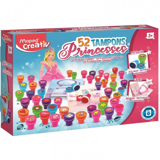 Coffret 52 tampons Princesses - Maped Creativ Maped - 1