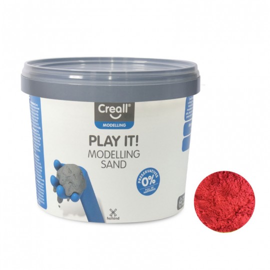 Play It ! Modelling Sand Rouge 750 g - Creall Modelling Creall Modelling - 1