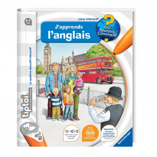 tiptoi® - J'apprends l'anglais Ravensburger - 1