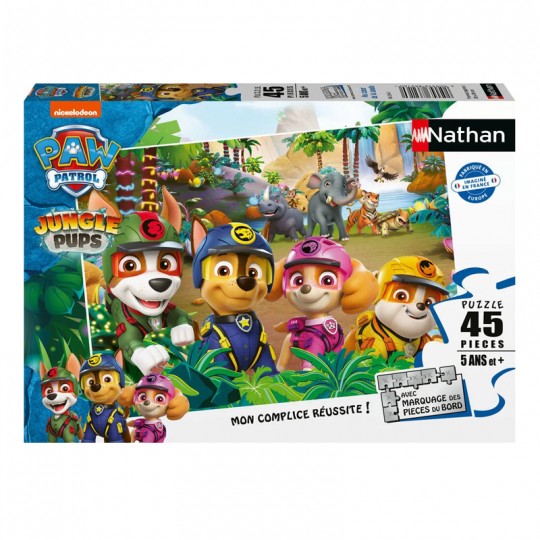 Nathan puzzle 45 p - Au coeur de la jungle / Pat'Patrouille Ravensburger - 1