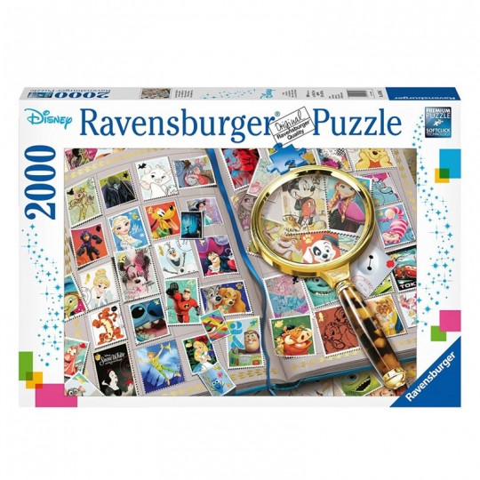 Puzzle 2000 pièces - Mes timbres préférés / Disney Ravensburger - 1