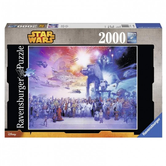 Puzzle 2000 pièces - L'univers Star Wars Ravensburger - 1