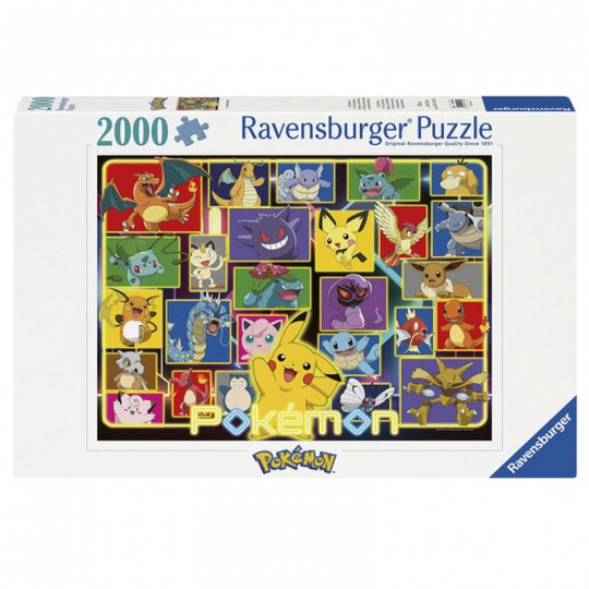 Puzzle 2000 pièces - Pokémon lumineux Ravensburger - 1