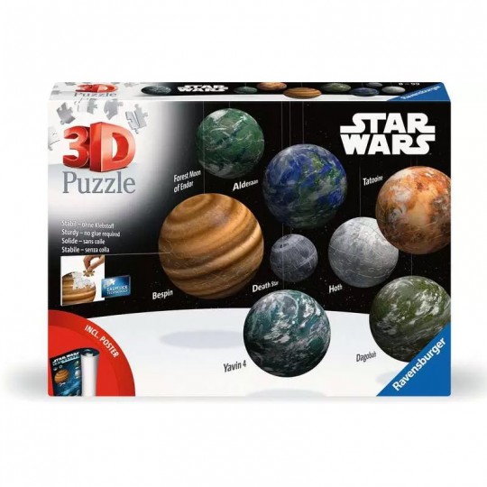 Puzzle 3D Système solaire Star Wars Ravensburger - 1