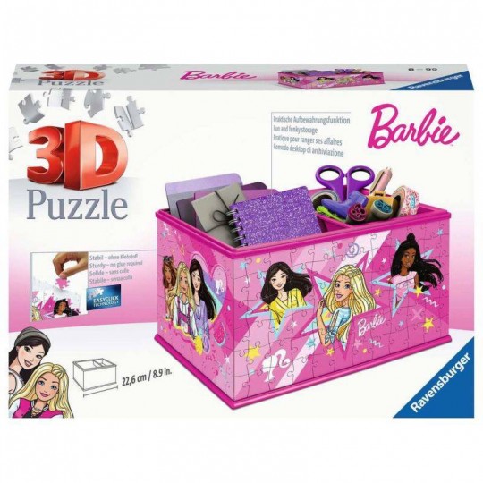 Puzzle 3D Boite de rangement - Barbie Ravensburger - 1