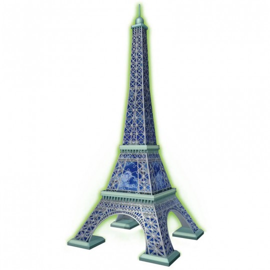 Puzzle 3D Edition 50 ans Tour Eiffel Phosphorescente Ravensburger - 1