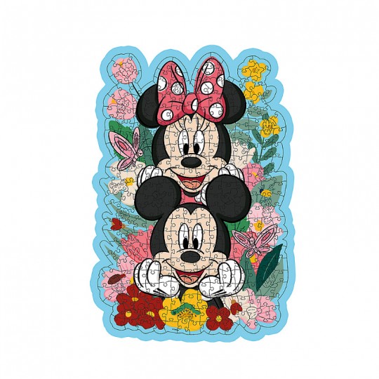 Puzzle en bois - Forme - 300 pièces - Mickey et Minnie Ravensburger - 2