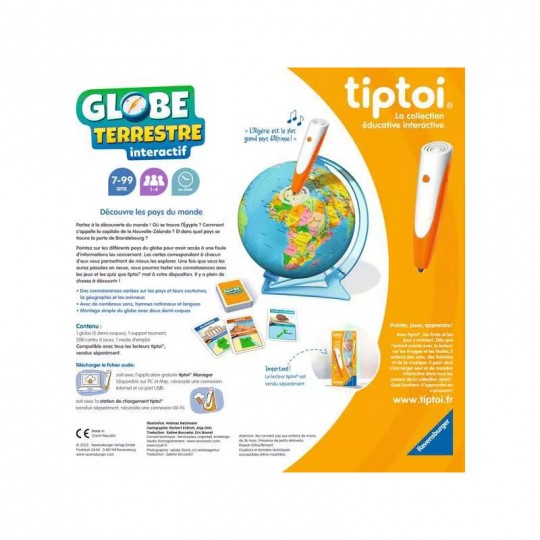 tiptoi® - Globe terrestre interactif Ravensburger - 1