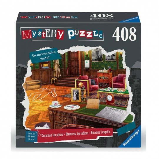 Mystery Puzzle 408 pièces - Un anniversaire mortel Ravensburger - 1