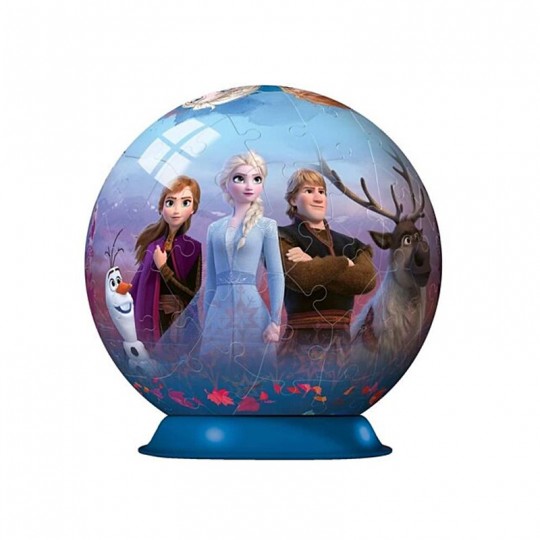 Puzzle 3D Ball 72 pièces - Disney La Reine des Neiges 2 Ravensburger - 1