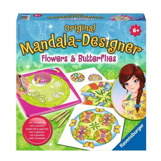 Mandala Designer® Flowers & butterflies Ravensburger - 1